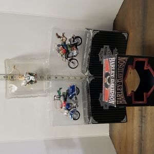 3 Harley Davidson Ornaments